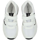 White Logo Trainers, 1, hi-res