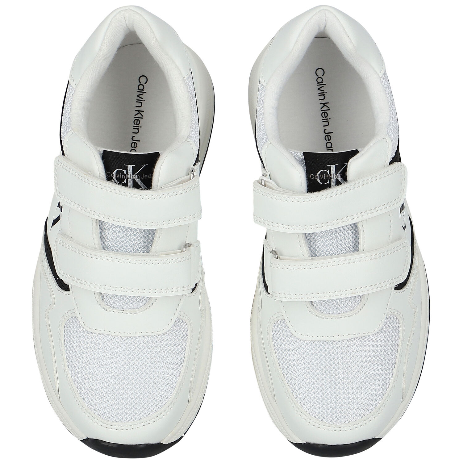 White Logo Trainers, 1, hi-res
