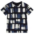 Boys Blue & White Abstract T-Shirt, 1, hi-res