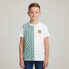 Boys White Logo T-Shirt, 2, hi-res