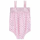 Baby Girls Pink Romper, 1, hi-res