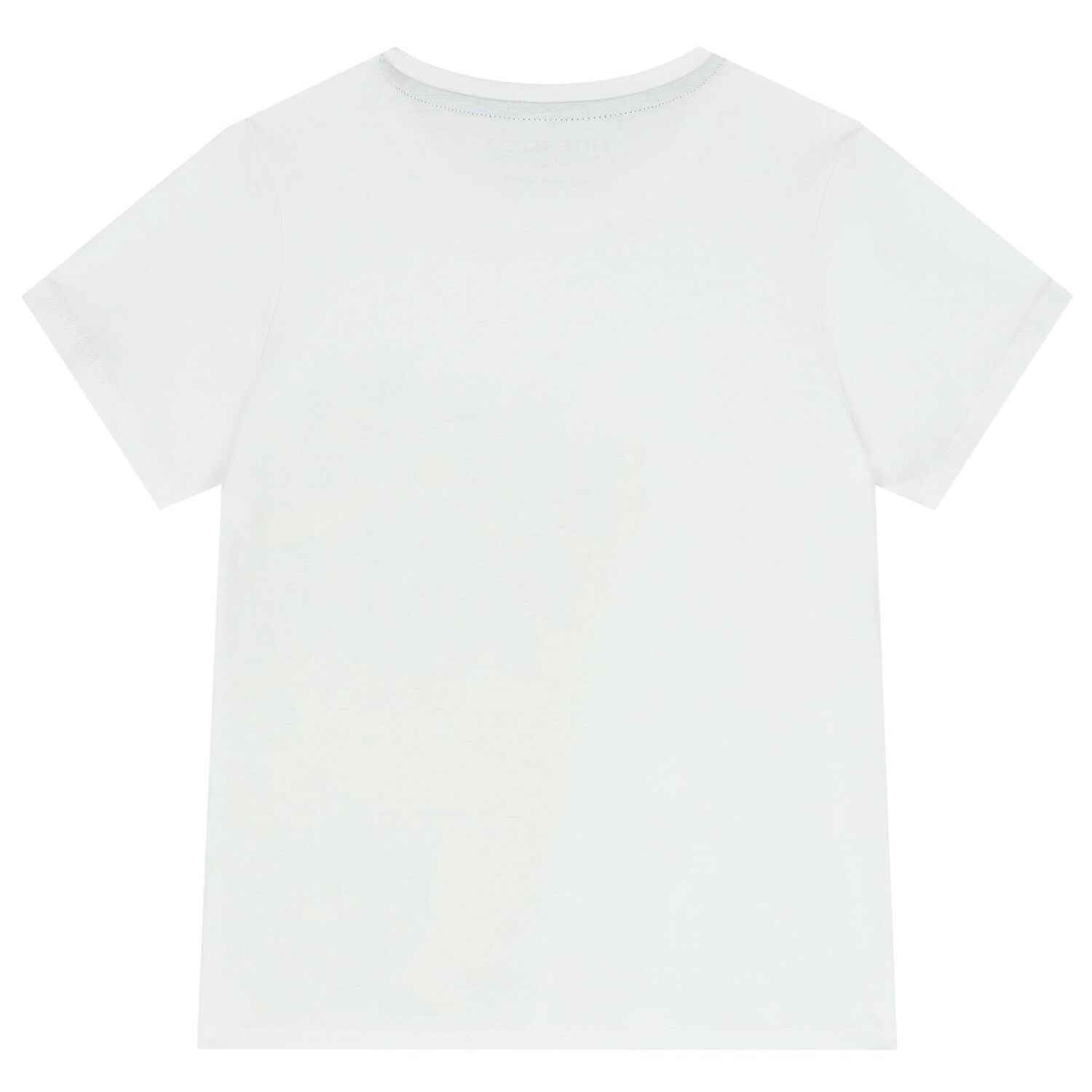 Boys White Logo T-Shirt, 1, hi-res