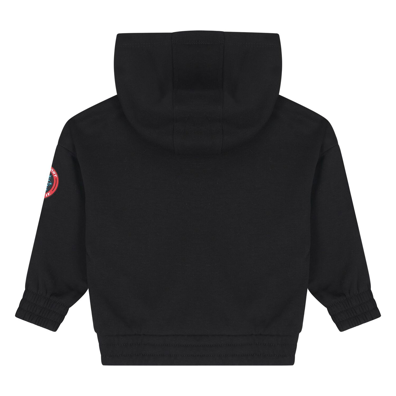 Younger Boys Black & Beige Logo Tracksuit, 1, hi-res