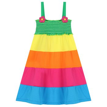 Girls Multi-Coloured Flower Dress