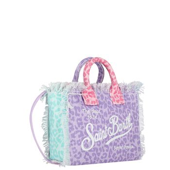 Girls Multi-Coloured Vanity Leopard Mini Handbag ( 22cm )