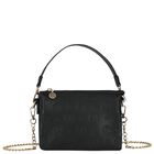 Girls Black Logo Handbag, 5, hi-res