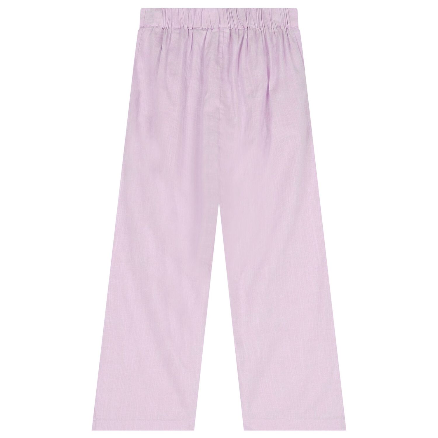 Girls Purple 3D Flower Trousers Set, 2, hi-res