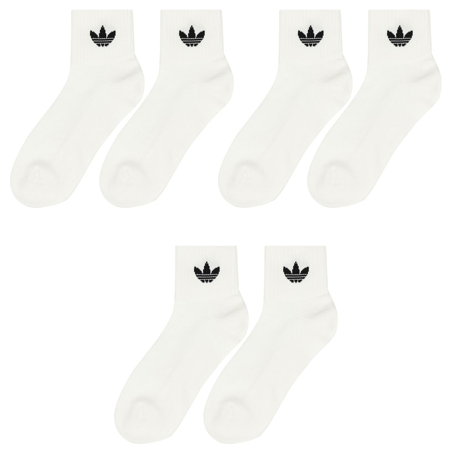 White Logo Socks ( 3-Pack ), 1, hi-res