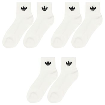 White Logo Socks ( 3-Pack )