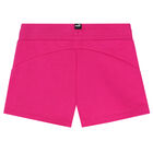 Girls Pink Logo Shorts, 1, hi-res