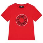 Boys Red Logo T-Shirt, 2, hi-res