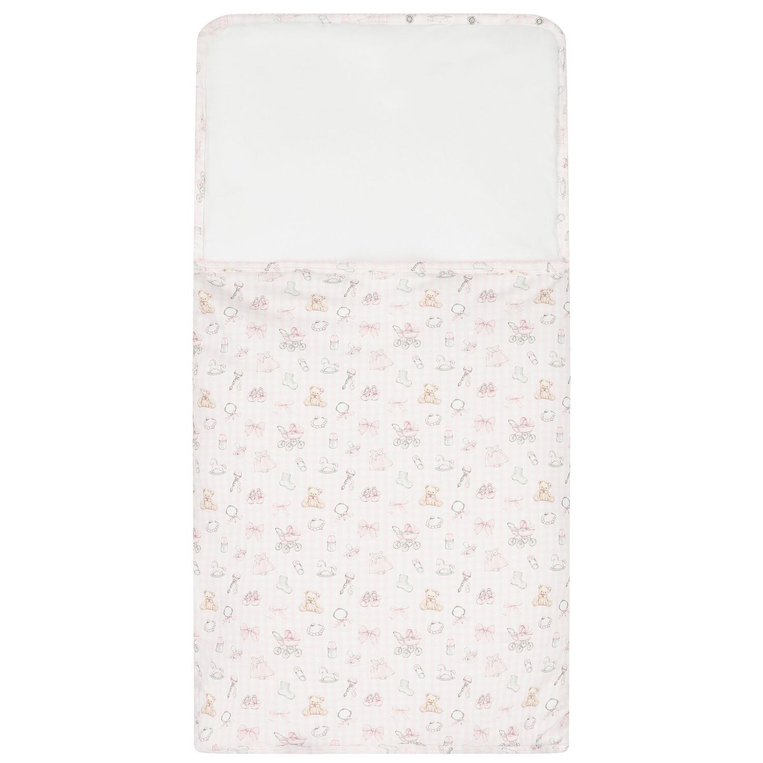 Pink Nursery Print Baby Nest, 1, hi-res image number null