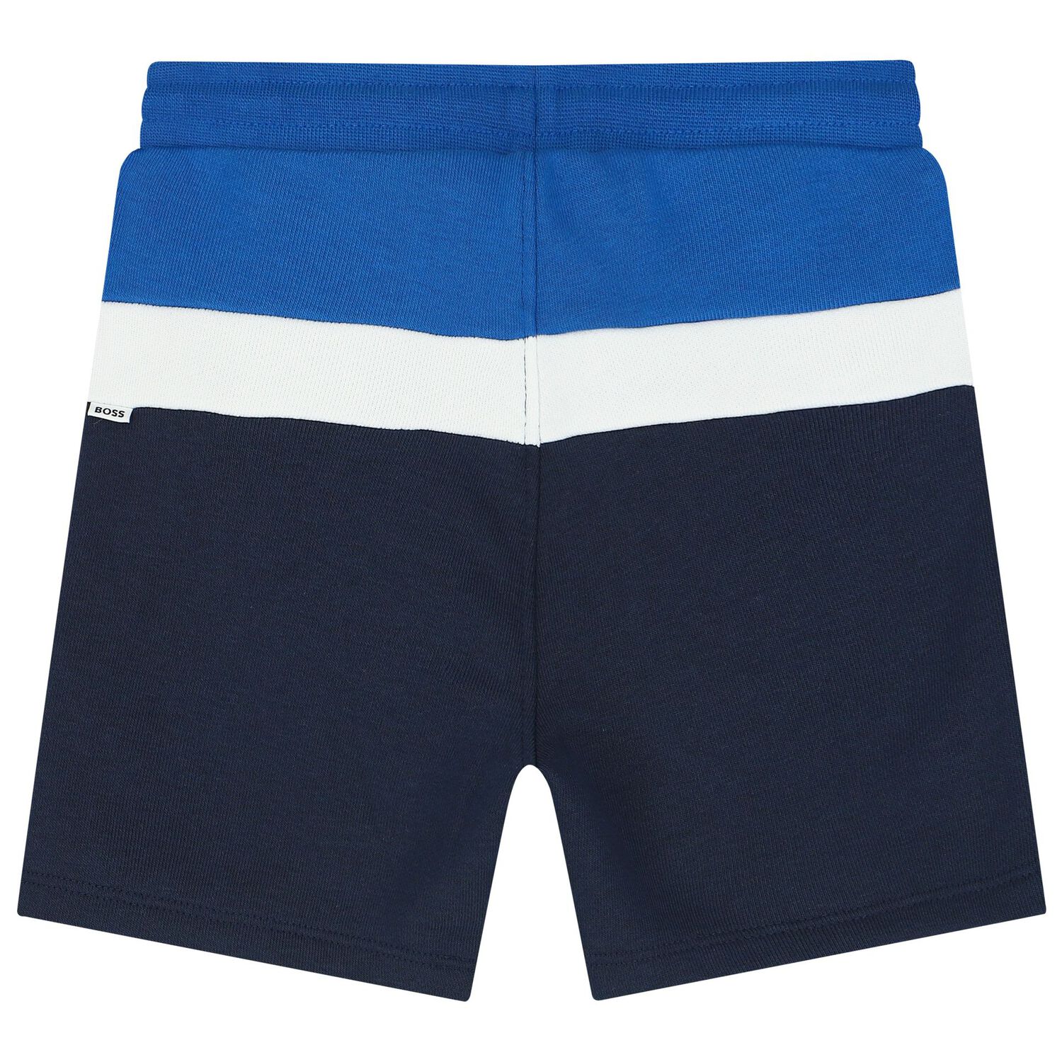 Younger Boys Navy Blue Logo Shorts, 1, hi-res image number null