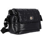 Black Logo Baby Changing Bag, 1, hi-res