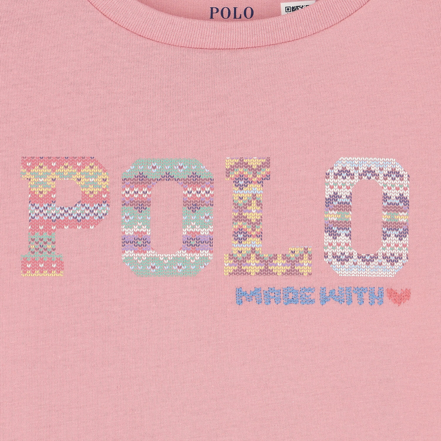 Girls Pink POLO Logo T-Shirt, 1, hi-res