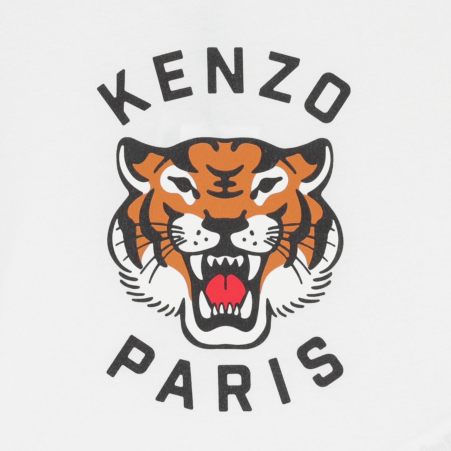 Boys White Logo Tiger T-Shirt, 2, hi-res image number null