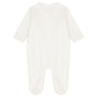 Baby Girls Pink & White Babygrows ( 2 Pack ), 1, hi-res