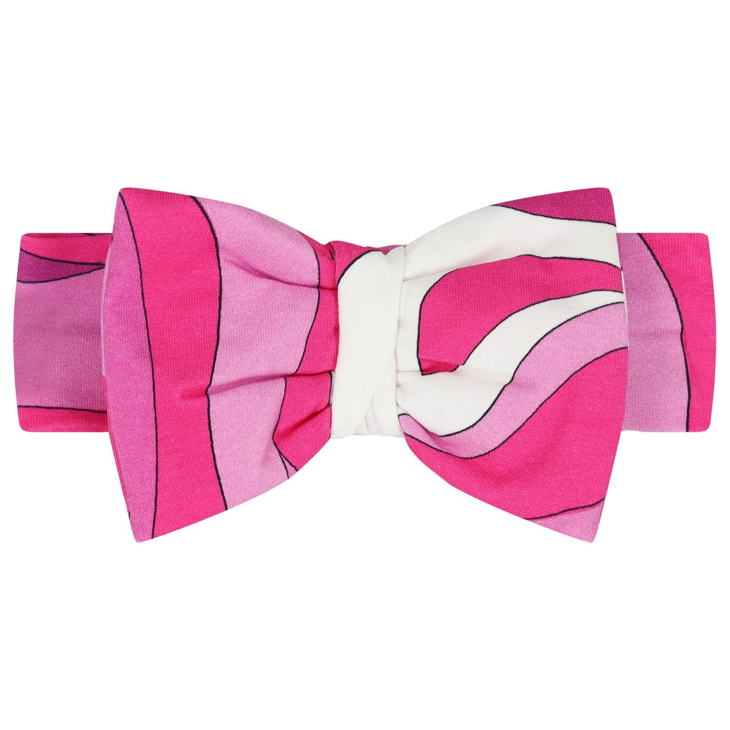 Baby Girls Pink & Purple Bow Headband, 3, hi-res