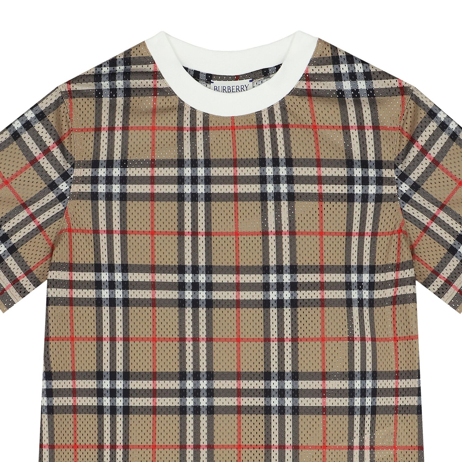 Beige Check T-Shirt, 1, hi-res image number null