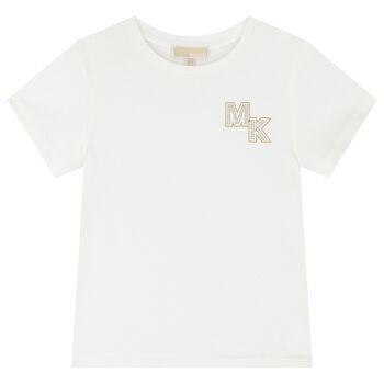 Girls Ivory Logo T-Shirt