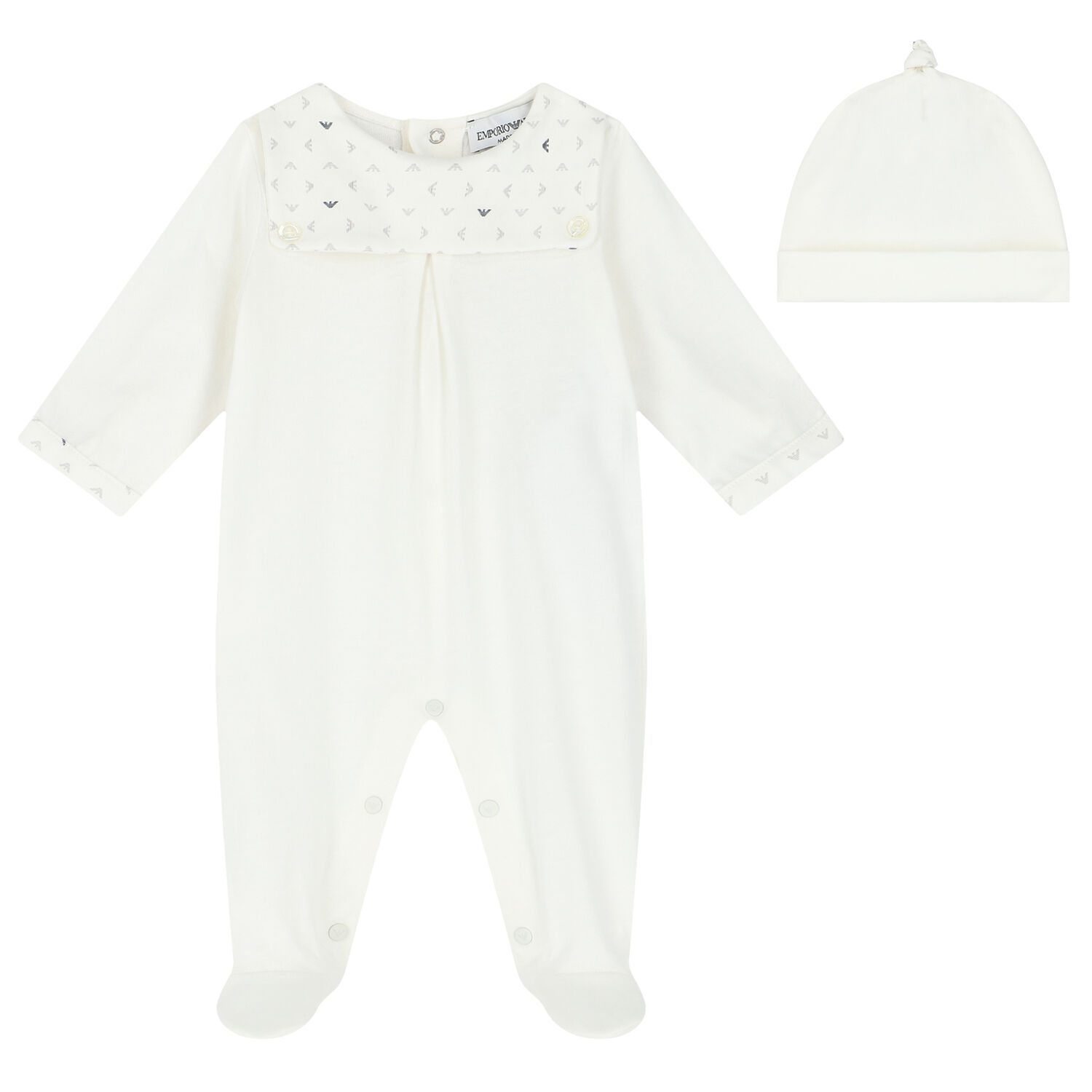 Ivory Logo Babygrow Set, 2, hi-res