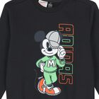Boys Black Disney Logo Tracksuit, 1, hi-res