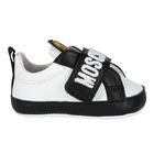 Black & White Teddy Bear Baby Pre Walker Shoes, 2, hi-res