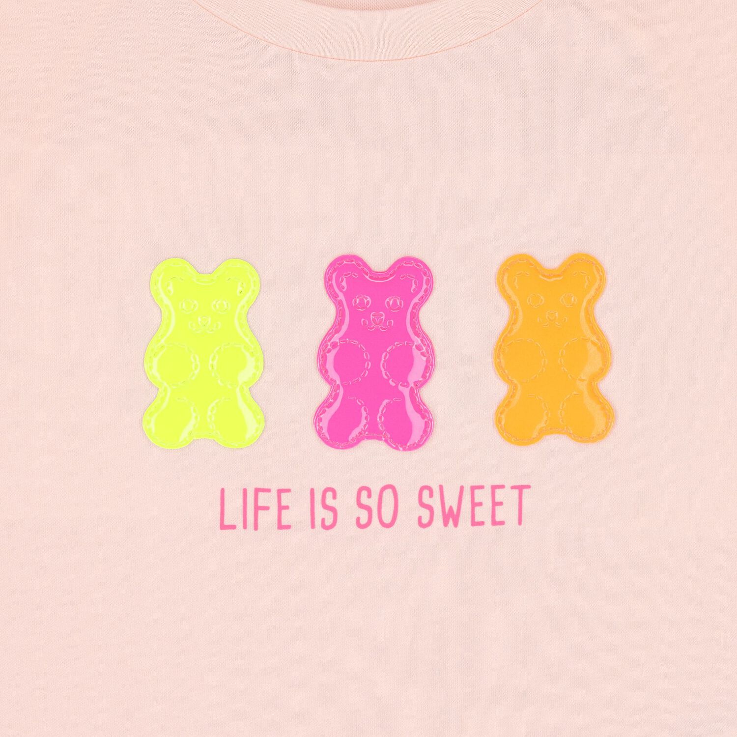 Girls Pink Gummy Bear T-Shirt, 1, hi-res