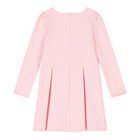 Girls Pink Logo Dress, 1, hi-res