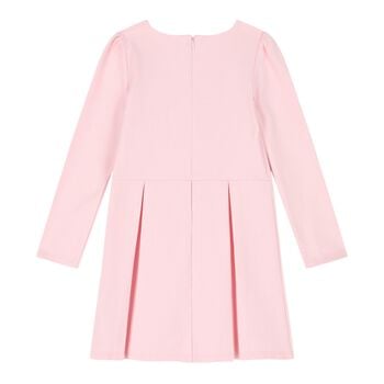 Girls Pink Logo Dress