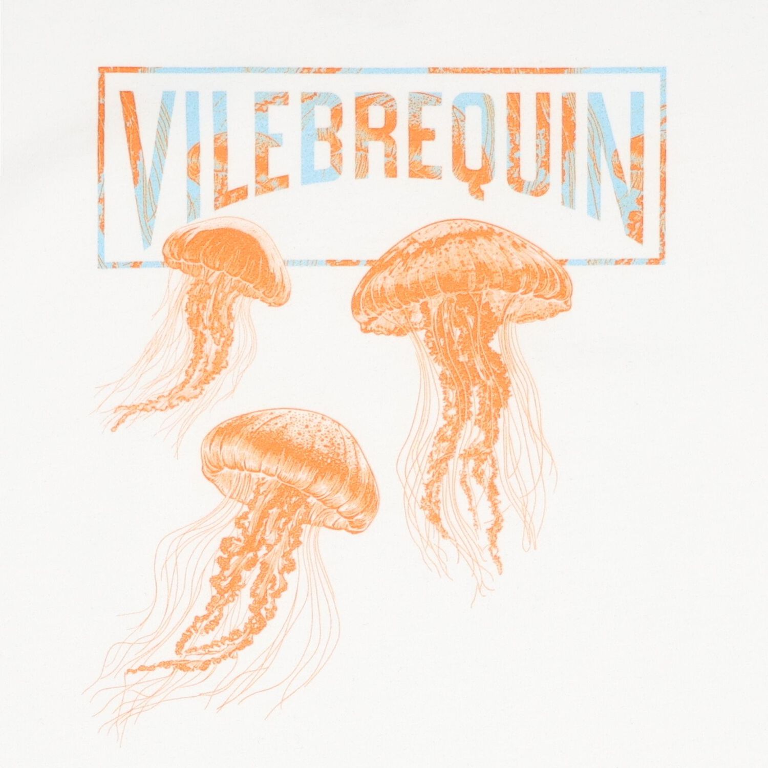 Boys White Logo Jelly Fish T-Shirt, 1, hi-res