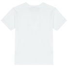 Boys White Thunderbolt Logo T-Shirt, 4, hi-res