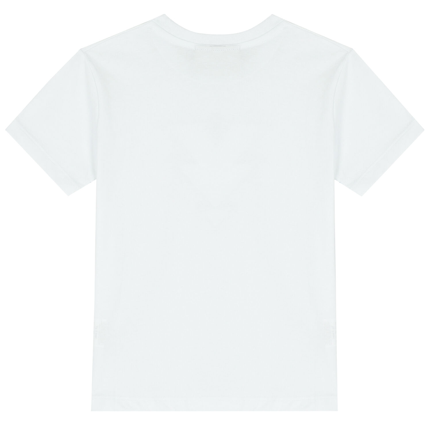 Boys White Thunderbolt Logo T-Shirt, 4, hi-res