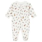 Baby Girls Ivory Teddy Bear Babygrow Gift Set, 1, hi-res