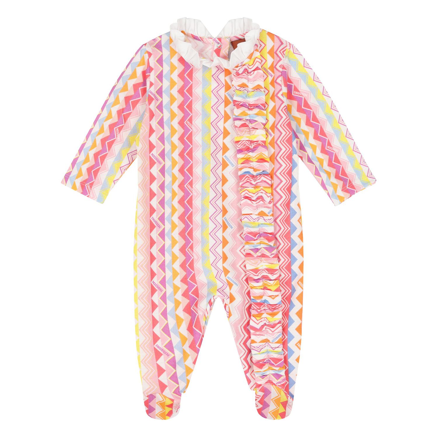 Baby Girls Pink ZigZag Babygrow Gift Set, 1, hi-res image number null