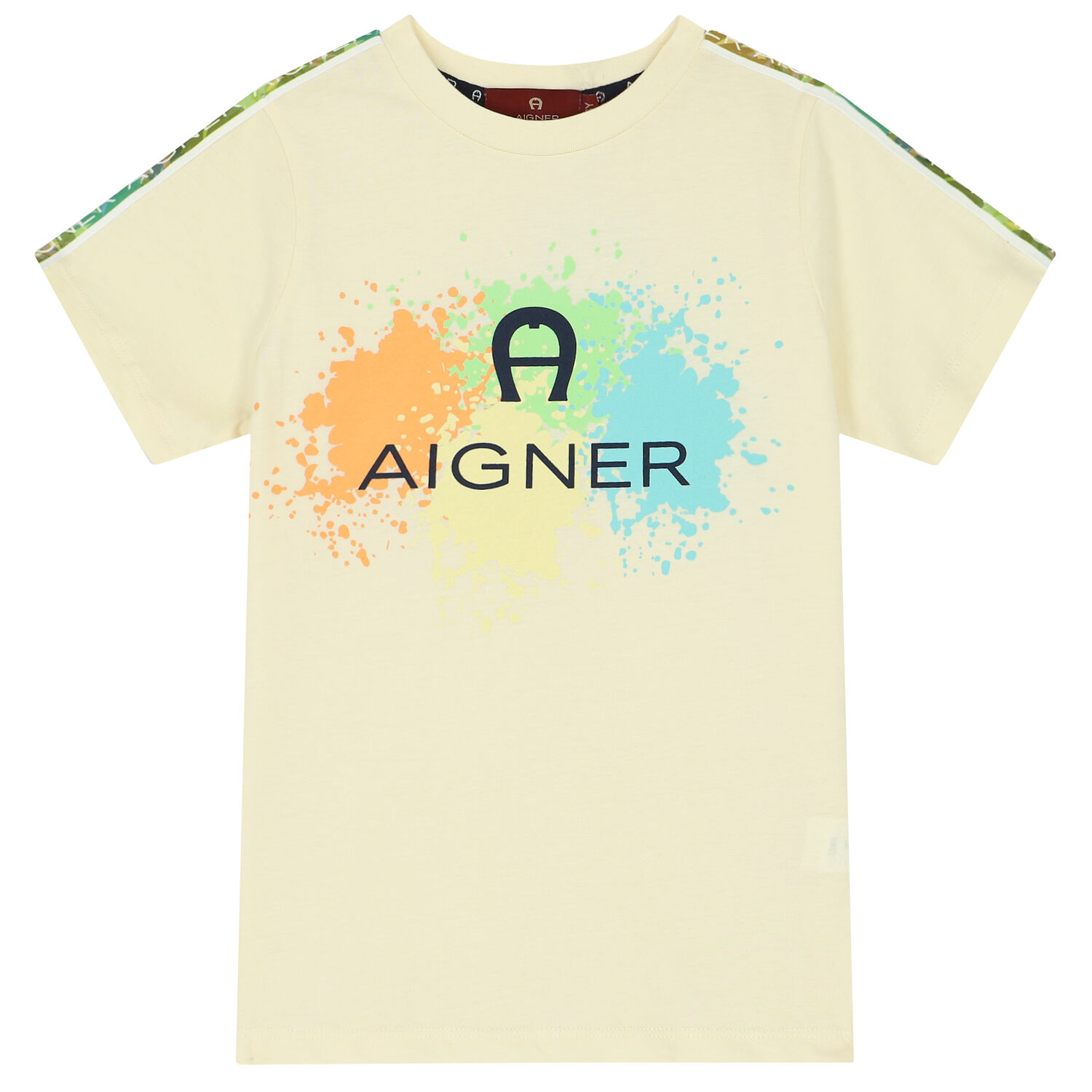 Boys Ivory Logo T-Shirt, 2, hi-res image number null