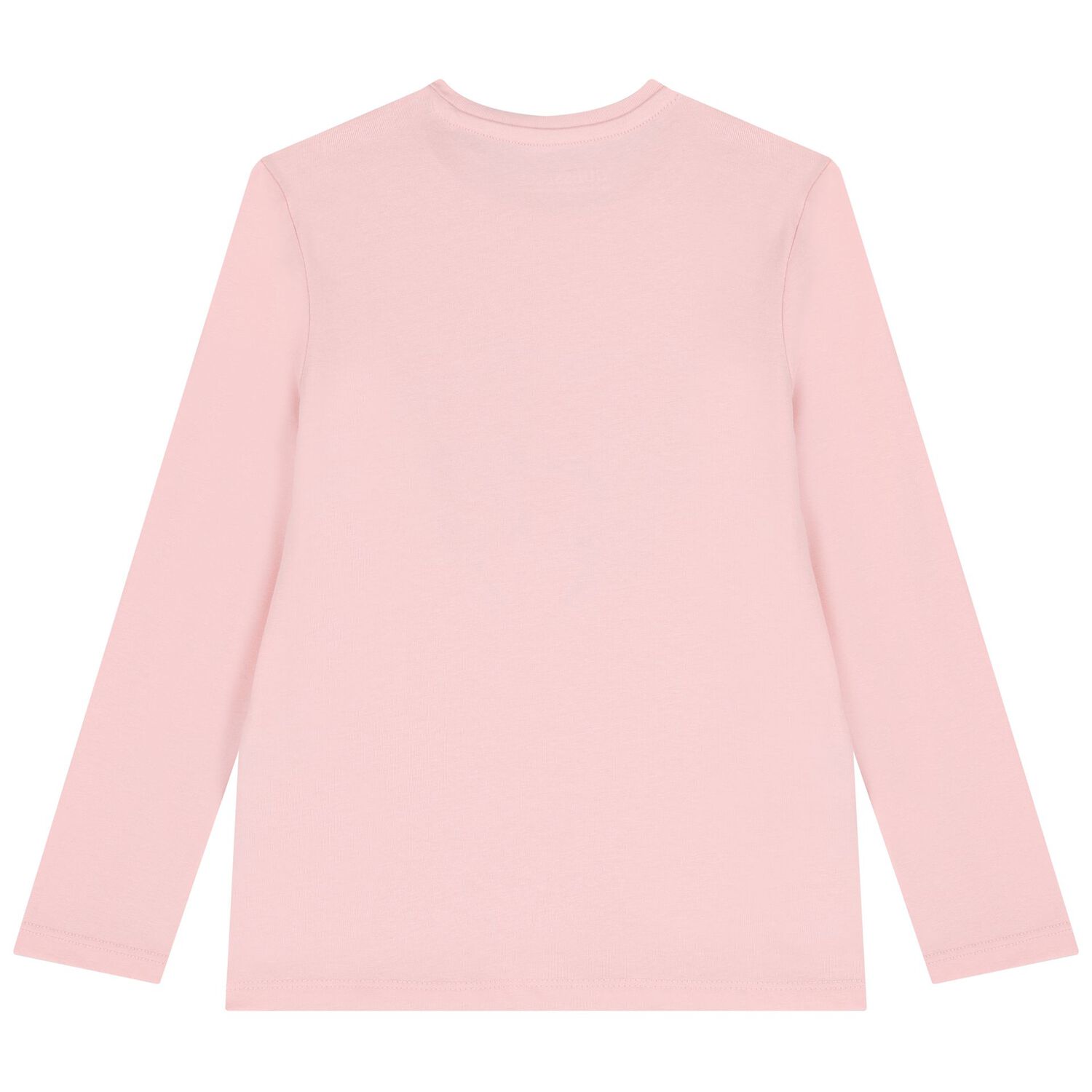 Girls Pink Logo Long Sleeve Top, 2, hi-res image number null