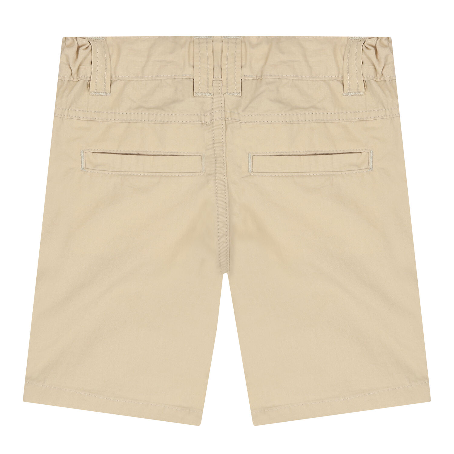 Younger Boys Beige Logo Shorts, 3, hi-res