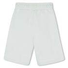 Boys Green Logo Shorts, 5, hi-res