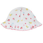 Baby Girls White Tropical Dreams Hat, 1, hi-res