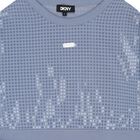 Girls Blue Sequin Sweatshirt, 2, hi-res