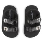Boys Black Choupette & Karl Sandals, 1, hi-res