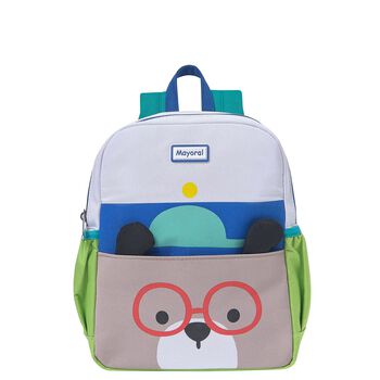 Boys Multicolor Genius Dog Backpack