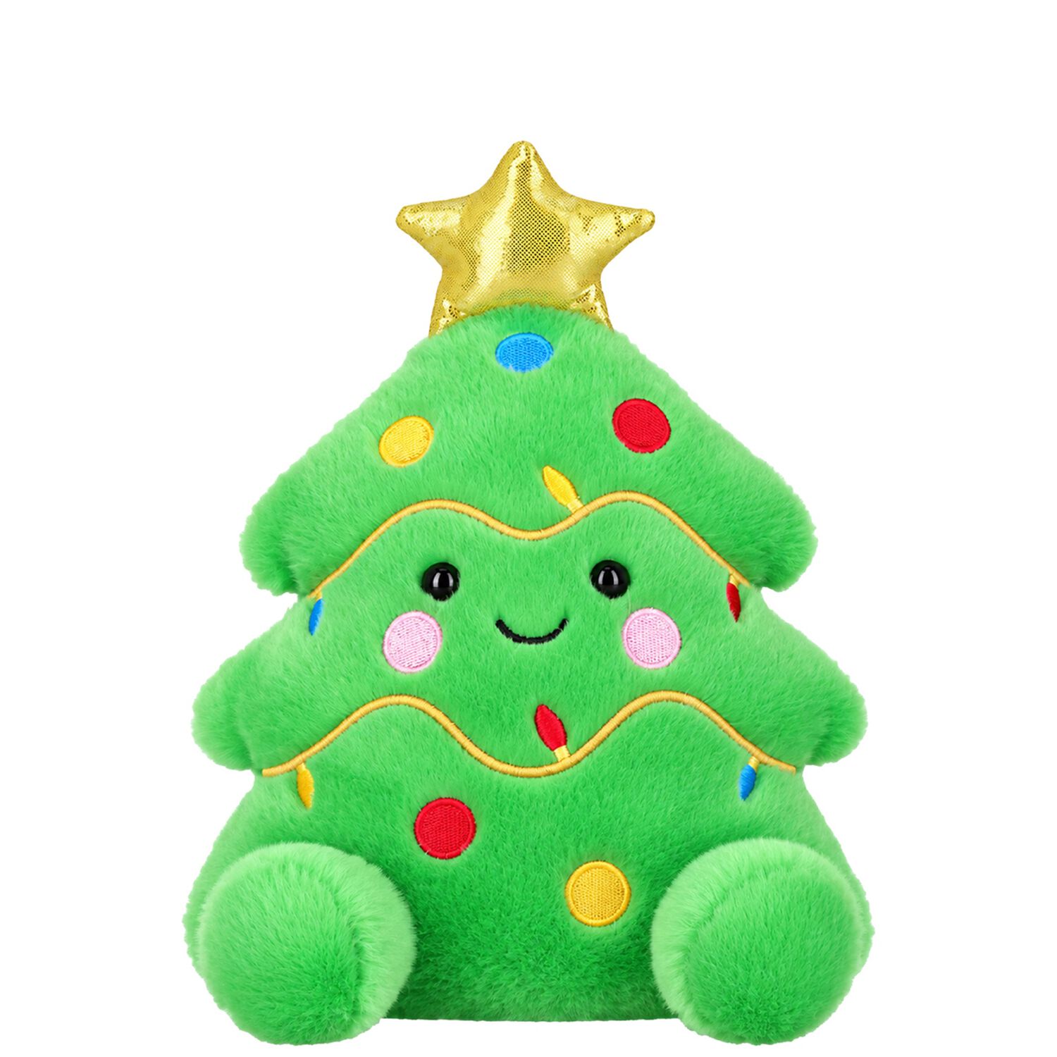 Palm Pals Green Douglas Christmas Tree Medium Soft Toy ( 20CM ), 1, hi-res