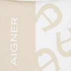 Beige & White Logo Baby Nest, 1, hi-res