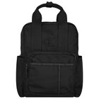 Black Logo Backpack, 1, hi-res