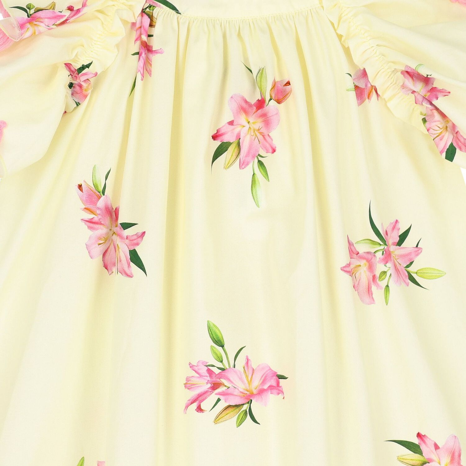 Girls Yellow Floral Dress, 1, hi-res image number null