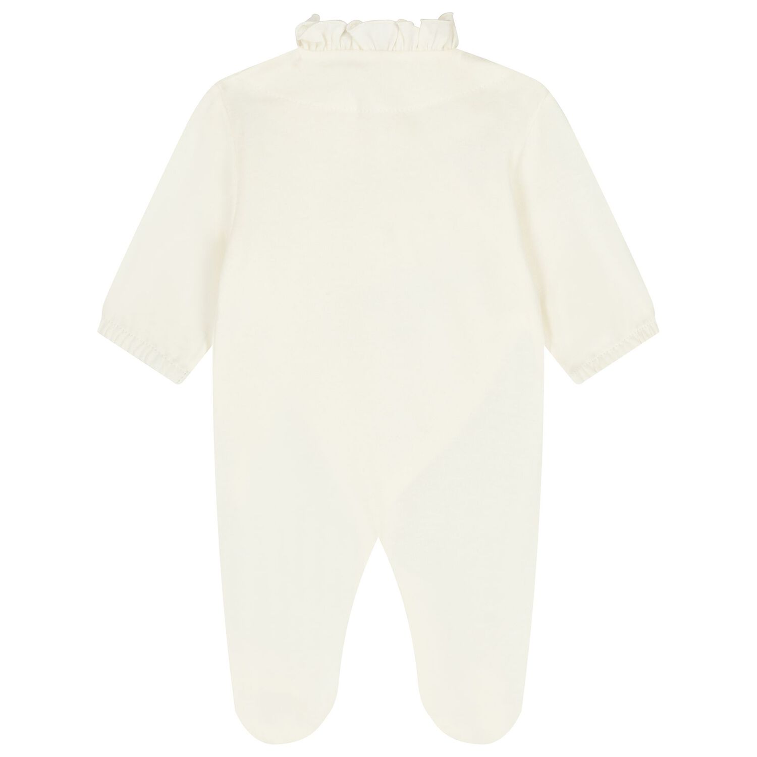 Baby Girls Ivory Ruffled Babygrow, 1, hi-res image number null