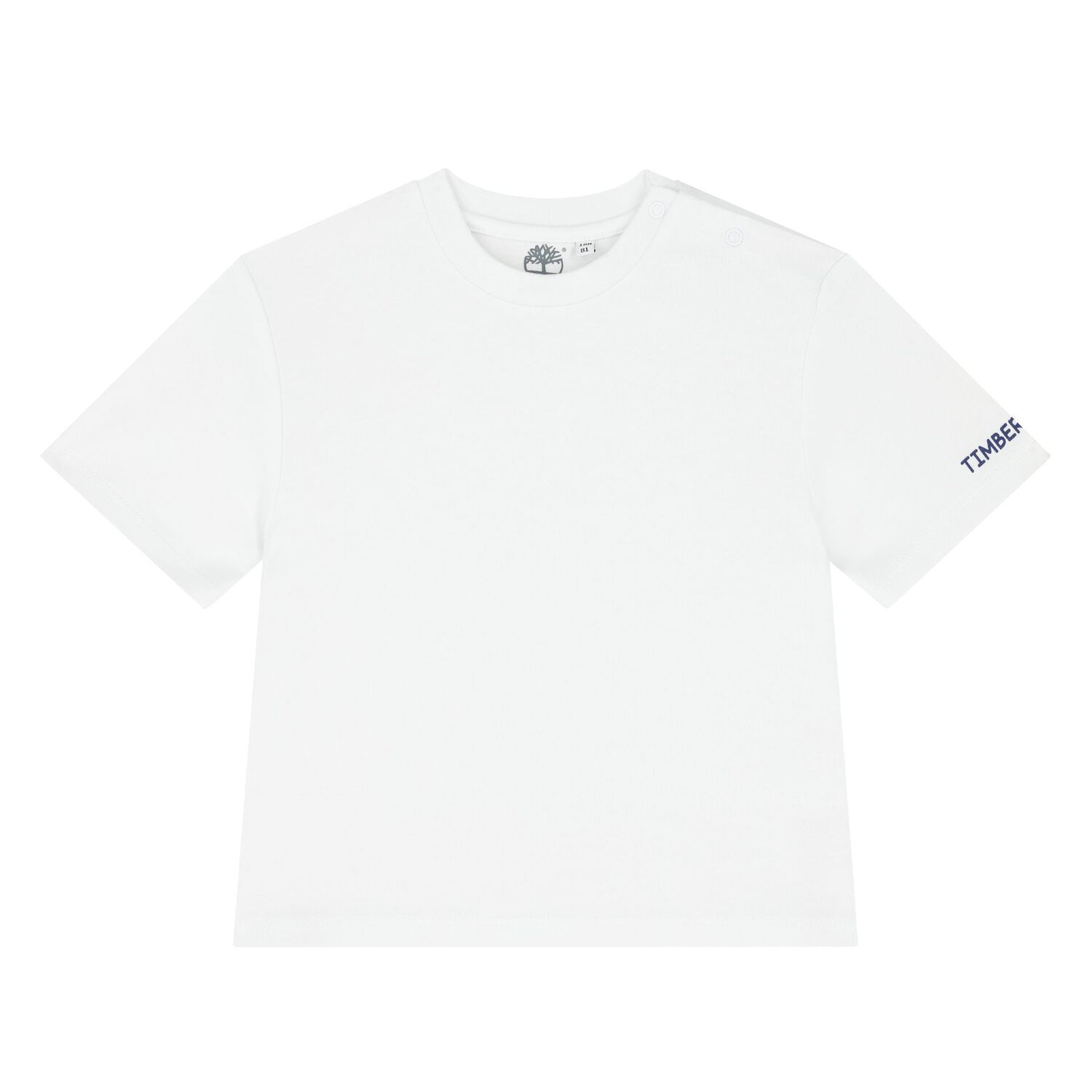 Baby Boys White & Navy Blue Dungaree Set, 1, hi-res