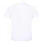Boys White Logo Top, 1, hi-res
